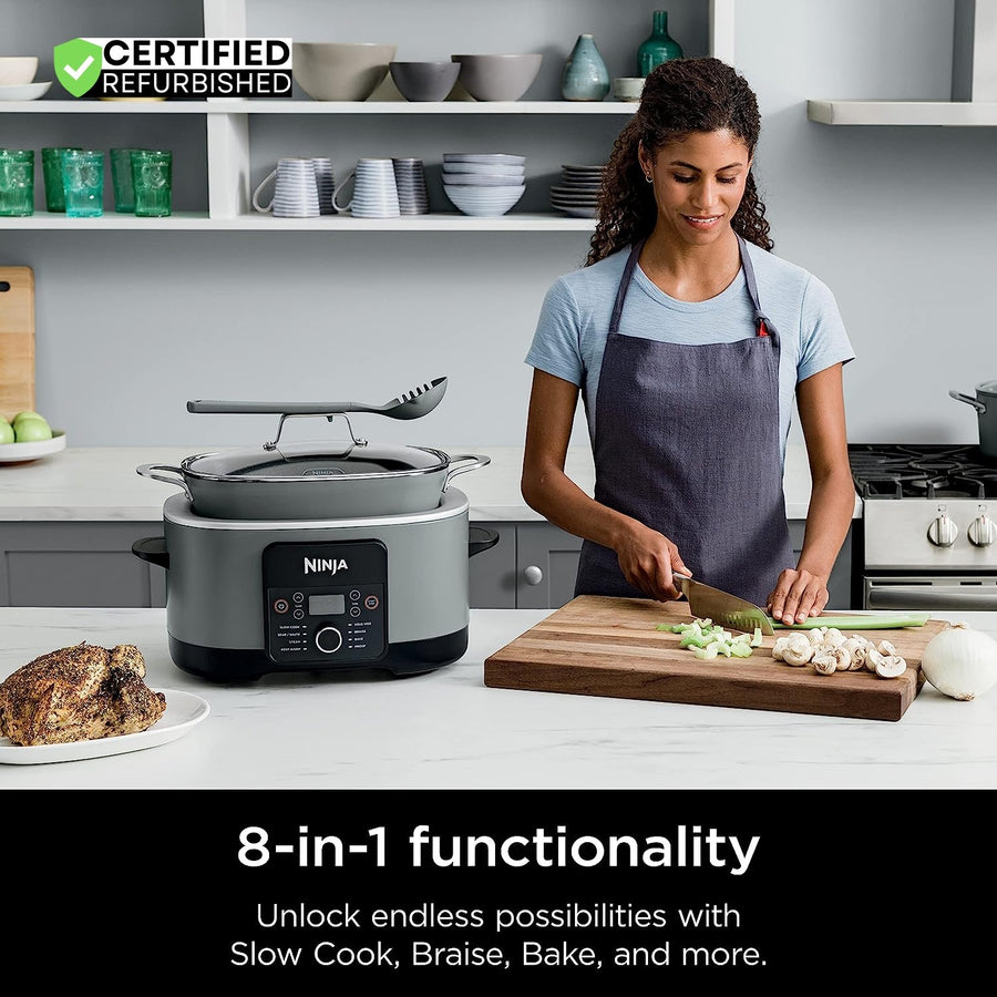 Ninja Foodi Possible Slow Cooker PRO Multi-Cooker (MC1001), Renewed