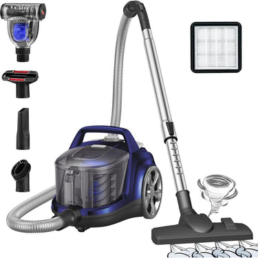 ASPIRON Canister Vacuum Cleaner 1200W Lightweight Bagless Vacuum Cleaner OpenBox