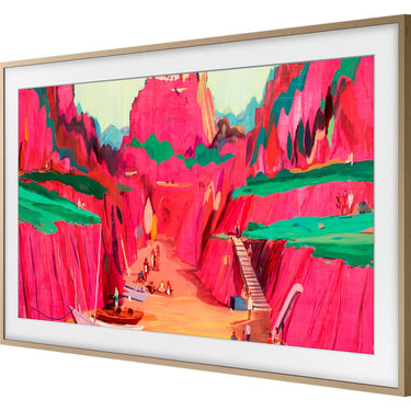 Samsung 75" The Frame Customizable Bezel, Modern Teak - VG-SCFF75TKBZA (2025) - Open Box