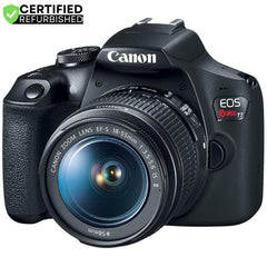 Canon T7 EOS Rebel DSLR Camera EF-S 18-55mm f/3.5-5.6 IS II Lens Renewed 16GBx2 Bundle