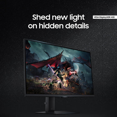 Samsung 27" Odyssey G50D QHD 180Hz 1ms DisplayHDR 400 G-Sync Compatible Gaming Monitor