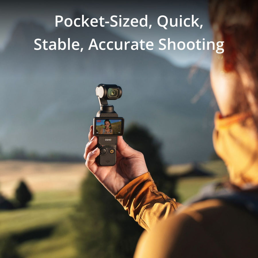 DJI Osmo Pocket 3 Creator Combo 3-Axis Stabilized 4K Gimbal Camera + 2 Mic Bundle