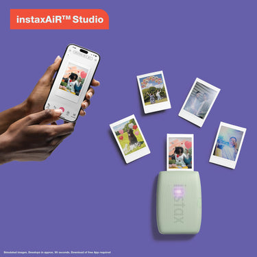 Fujifilm Instax Mini Link 3 Smartphone Printer, Sage Green - (16832235)