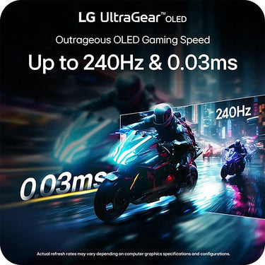 LG 34" UltraGear WQHD OLED Curved Gaming Monitor + 26 Months Protection Bundle