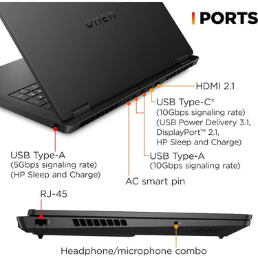 Hewlett Packard OMEN 17-DB1500NR Gaming Laptop - AMD Ryzen AI 7 350