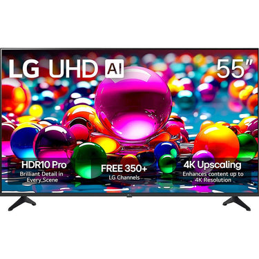 LG 55 Inch UA77 Series LED AI 4K UHD Smart webOS TV (2025)