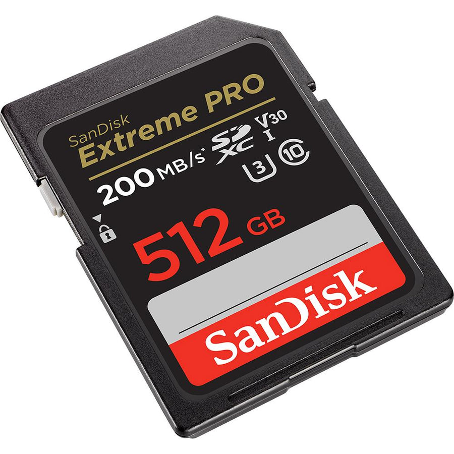 Sandisk Extreme PRO SD UHS-I Memory Card, - V30 - 512GB, [Up to 200MB/s Read] Old Model