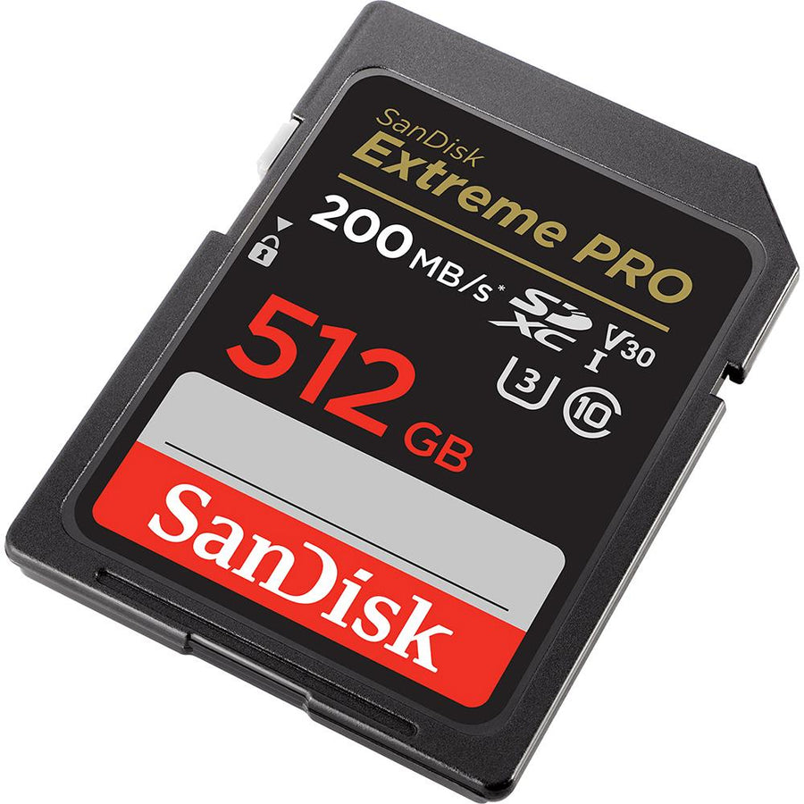 Sandisk Extreme PRO SD UHS-I Memory Card, - V30 - 512GB, [Up to 200MB/s Read] Old Model