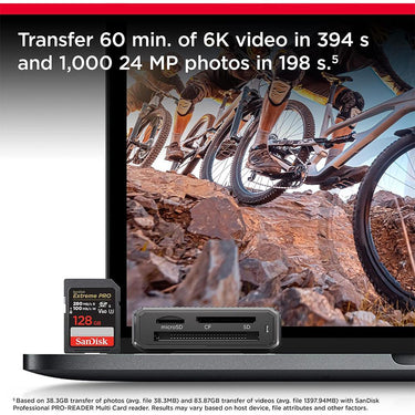 Sandisk Extreme PRO SD UHS-II Memory Card, V60 - 128GB