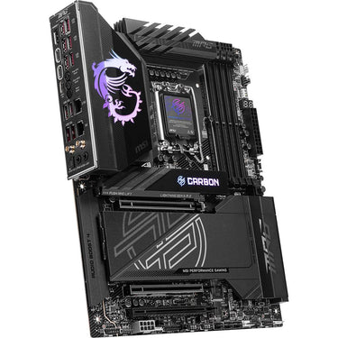 MSI MPG X870E Carbon WiFi AM5 DDR5 ATX Motherboard, USB4, Wi-Fi 7, Gen5 M.2