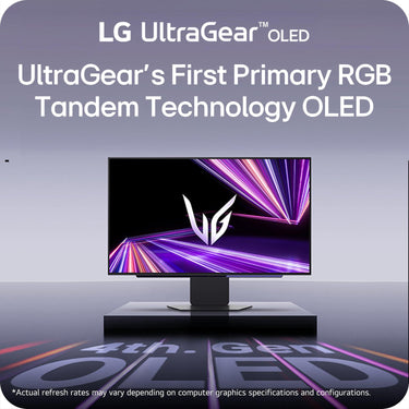 LG 27 Inch UltraGear OLED QHD 280Hz 0.03ms G-Sync Gaming Monitor - 27GX700A-B