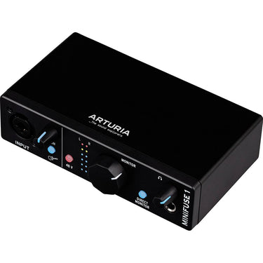 Arturia MiniFuse 1 Portable Single Input USB-C Audio Interface Black Renewed
