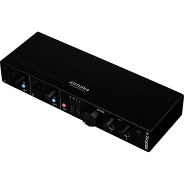 Arturia MiniFuse 4 Portable 4x Input USB-C MIDI Audio Interface Black Renewed