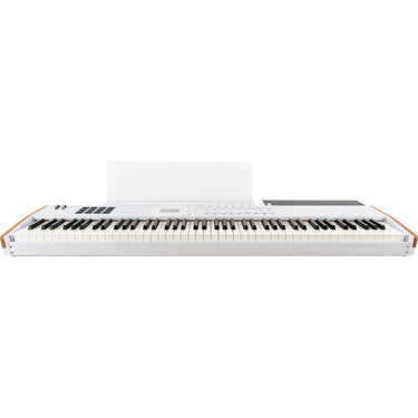 Arturia KeyLab 88 mk3 88-Key Weighted Hammer MIDI Controller Keyboard, White-Refurbished