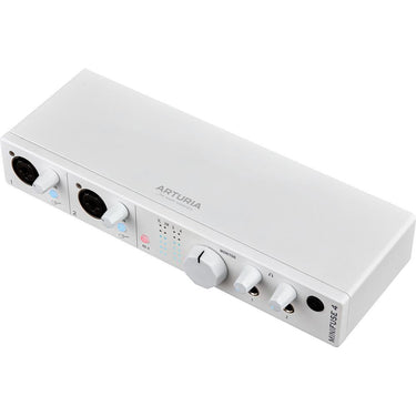 Arturia MiniFuse 4 Portable 4x Input USB-C MIDI Audio Interface White Renewed