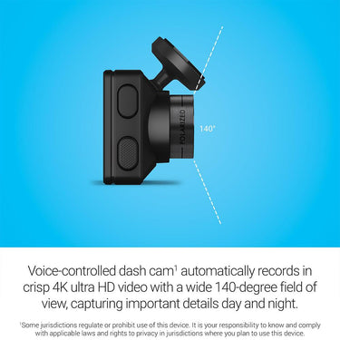 Garmin Dash Cam X310 4K UHD Touchscreen, 140-degree FOV w/ Accessories Bundle