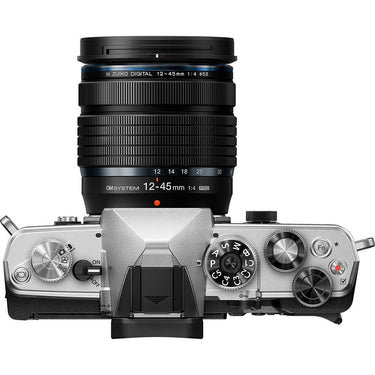 OM SYSTEM Olympus OM-3 20MP Digital Camera with M.ZUIKO 12-45mm Lens; Silver