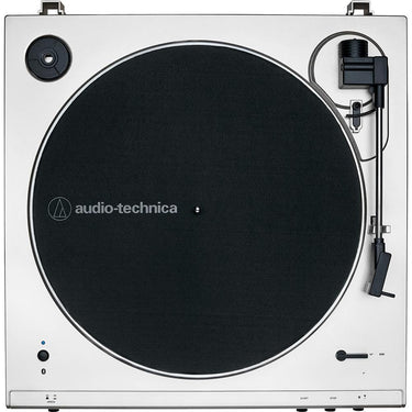 Audio-Technica Fully Automatic Wireless Belt-Drive Turntable + Speakers Bundle