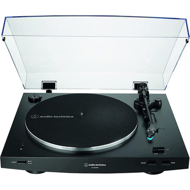 Audio-Technica AT-LP3XBT-BK Wireless Belt-drive Turntable + 2YR Warranty + Record Care Bundle