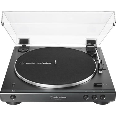 Audio-Technica Belt-Drive Turntable w/ Bluetooth & USB + Studio Monitors + Record Care Bundle