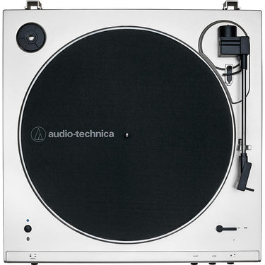 Audio-Technica AT-LP60XBT-WW Wireless Belt-Drive Turntable +Studio Monitors +Record Care Bundle