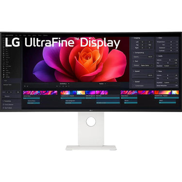 LG 40" UltraFine 5K2K WUHD 5120x2160 Curved Nano IPS Black Monitor 40U990A-W