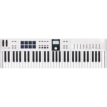Arturia KeyLab Essential Mk3 61-Key USB MIDI Controller Keyboard + 2 YR Warranty Bundle