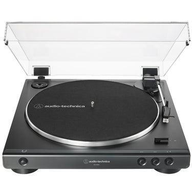 Audio-Technica Fully Auto Belt-Drive Stereo Turntable 33-1/3 & 45 RPM + Studio Monitors, Pair