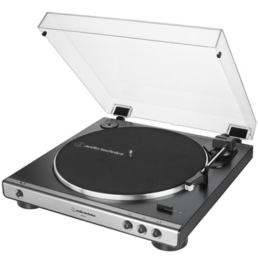 Audio-Technica Fully Automatic Belt-Drive Turntable 33-1/3 & 45 RPM + Studio Monitors, Pair