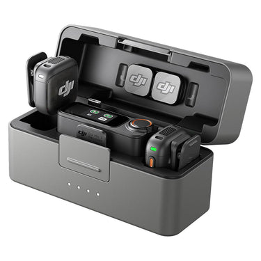 DJI Mic 3 (2 TX + 1 RX + Charging Case) Mini Wireless Microphone + 1 YR Warranty Kit