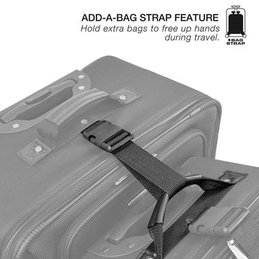 Travel Select Amsterdam Expandable Rolling Upright Luggage, Gray, Checked 25-Inch