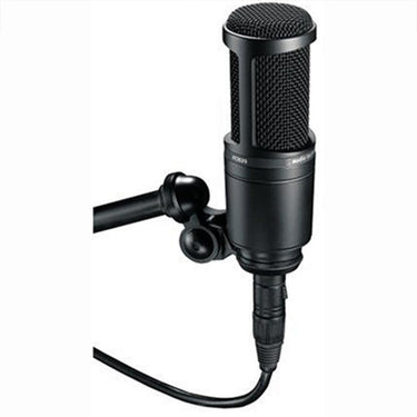 Audio-Technica Side Address Cardioid Condenser Studio Microphone with 2 YR Extended Warranty