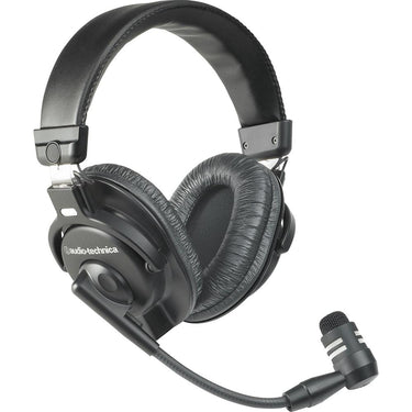 Audio-Technica BPHS1 Broadcast Stereo Headset with Dynamic Cardioid Boom Mic, Black
