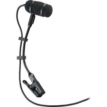 Audio-Technica Cardioid Condenser Clip-on Instrument Mic w/ Warranty + Accessories Bundle