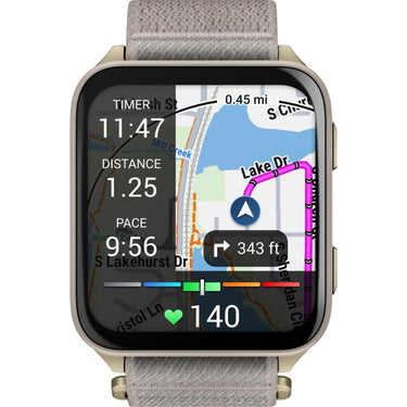 Garmin Venu X1 GPS Premium Smartwatch, Soft Gold, Titanium + Accessories Bundle