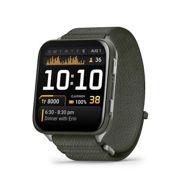 Garmin Venu X1 Premium GPS Smartwatch, Moss Titanium w/ Warranty + Accessories Bundle