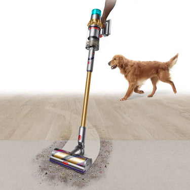 Dyson V15 Detect+ Cordless Vacuum Cleaner Iron/Gold SV22 - Refurbished