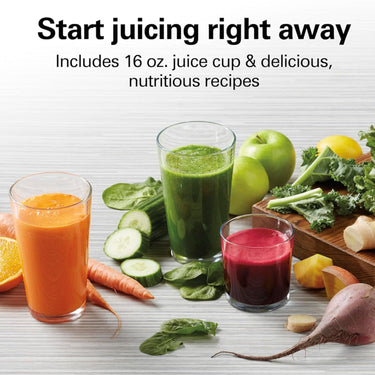 Hamilton Beach Easy Clean Juice Extractor with Easy Sweep Tool (67870) - Refurbished