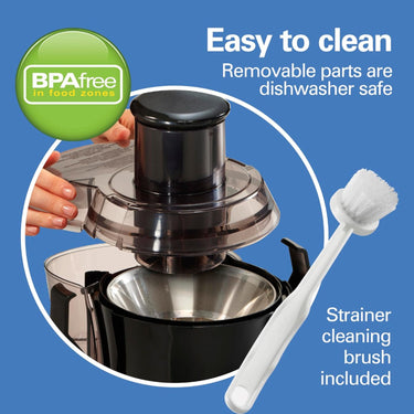 Hamilton Beach Easy Clean Juice Extractor with Easy Sweep Tool (67870) - Refurbished