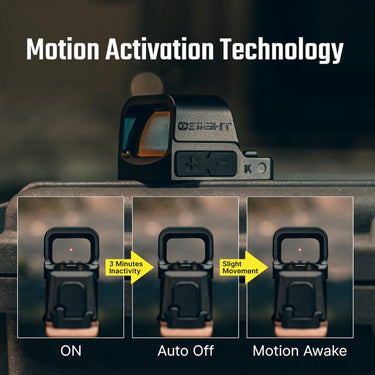 OSIGHT K-RD Red 6 MOA Open Reflex Sight - RMSc Footprint