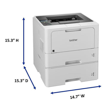 Brother HL-L5210DWT Business Monochrome Printer with 26-Month Plan, HDMI & USB Cables