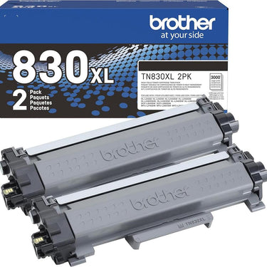 Brother High-Yield Toner Black Twin Pack (2-Pack x2) (3,000 Pages/Cartridge)