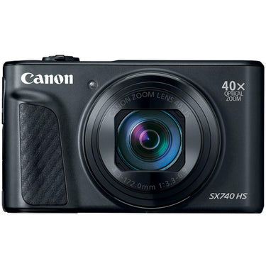 Canon PowerShot SX740 HS 20.3MP 4K Camera (Black) w/ 64GB Card + Camera Case