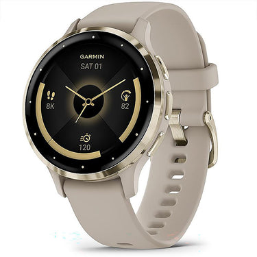 Garmin Venu 3S Health Fitness GPS Smartwatch (41mm) w/ Accessories Bundle