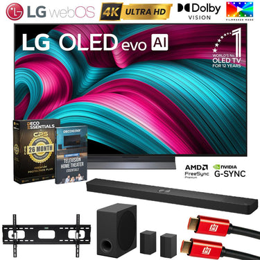 LG 55" C5 OLED evo 4K UHD TV (2025) w/S90TR Soundbar +26 Month Protection Bundle