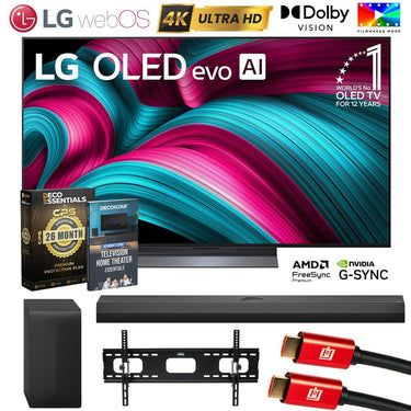 LG 55" C5 OLED evo 4K UHD TV (2025) w/ S70TY Soundbar + 26 Month Protection Bundle