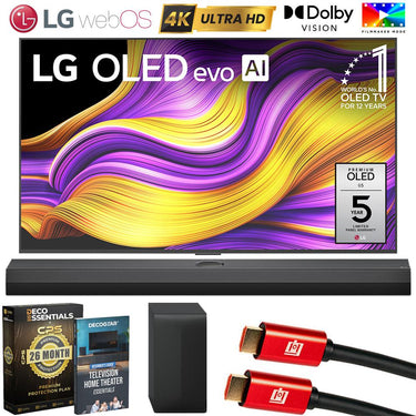 LG 55" G5 OLED evo 4K UHD TV (2025) w/ S70TY Soundbar + 26 Month Protection Bundle