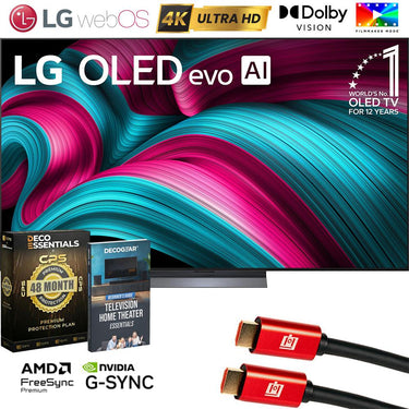 LG 77" C5 Series OLED evo 4K UHD Smart webOS TV (2025) w/ 4 Year Warranty Bundle