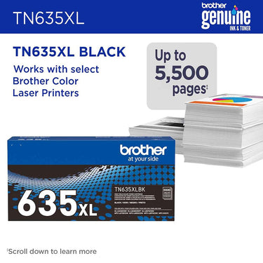 Brother Genuine High Yield Toner Cartridge Black with Printer Softwares