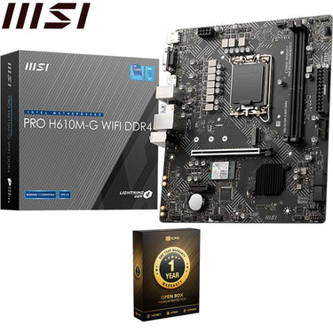 MSI Intel H610 DDR4 64GB Open Box with 1 Year Warranty